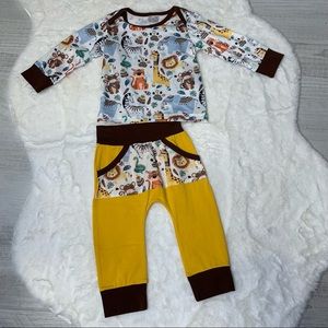 Circus Animal 2 Piece Set NWT, Baby Boy, Toddler Boy